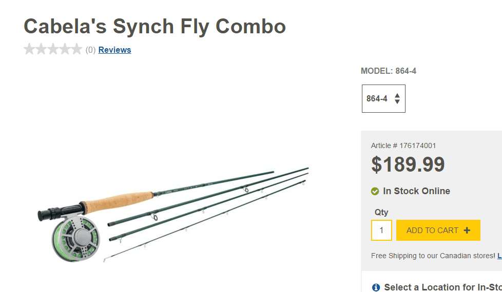 Cabela's Fly Fishing Combo